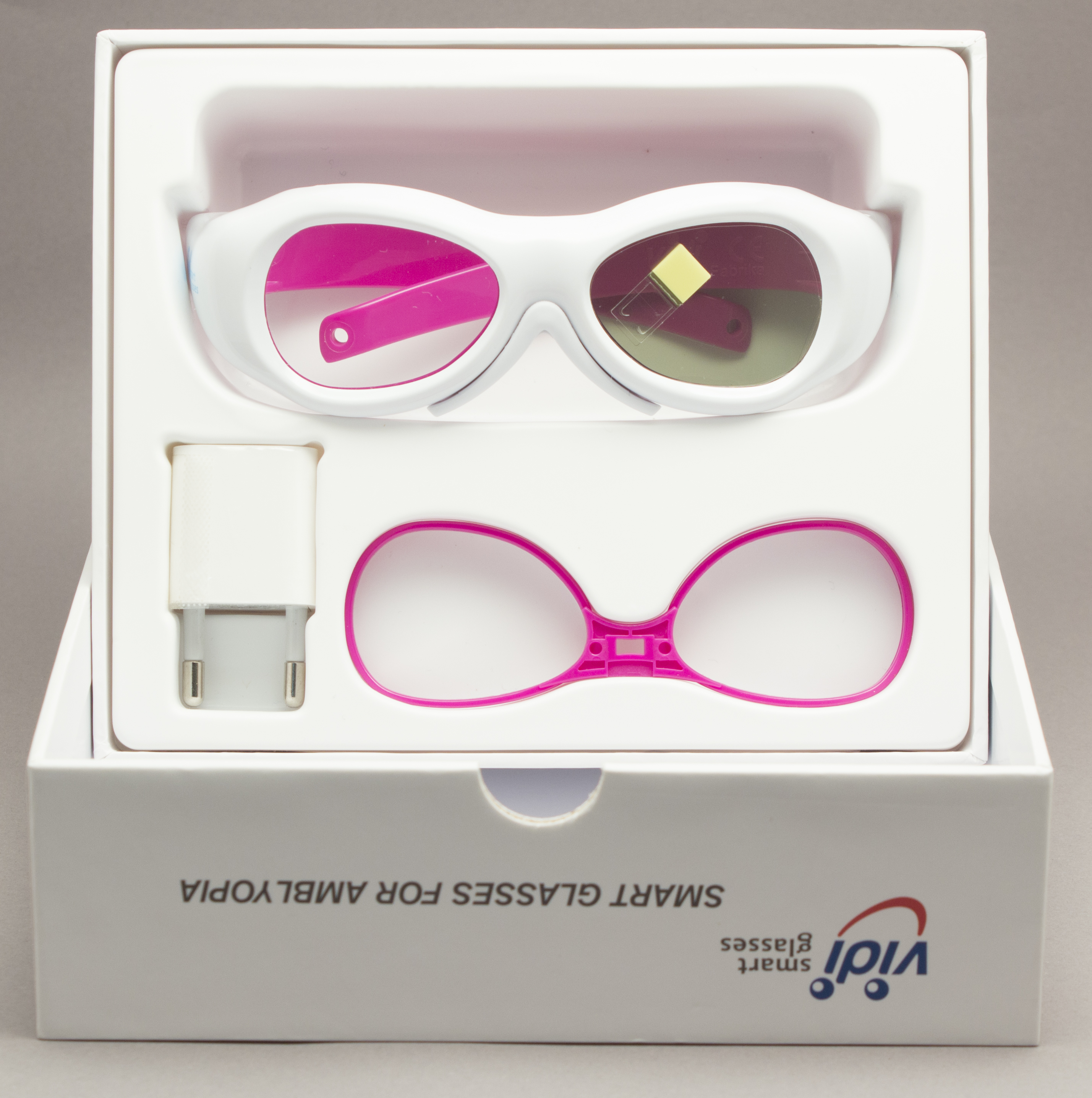 очки Vidi Smart Glasses розовые